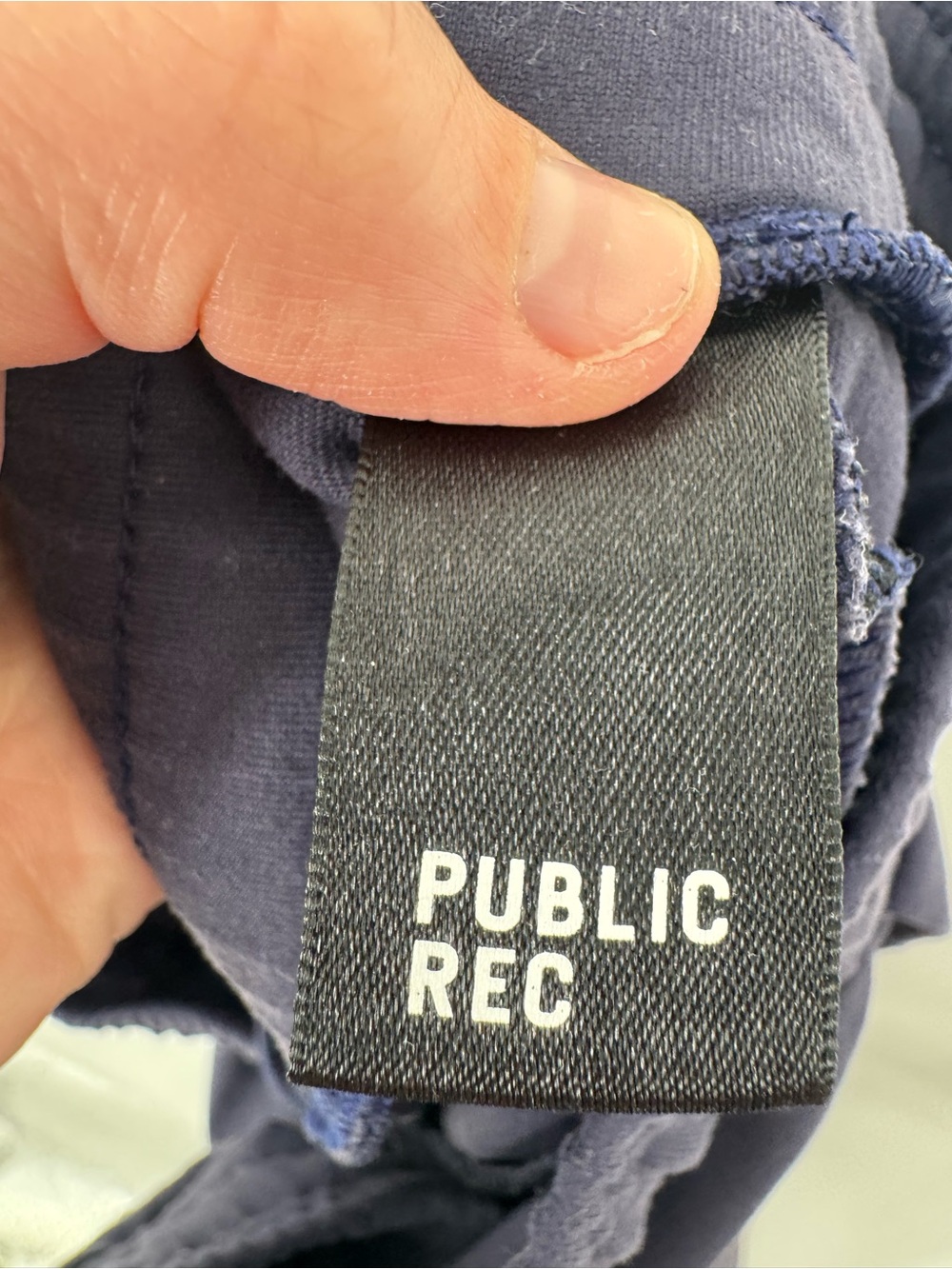 Public Rec Men’s Navy Athleisure Jogger Sweatpants Lounge Athletic Size 42X28 - Picture 6 of 8